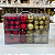 Kit Bola de Natal com 101 Peças Vermelho e Dourado - Imagem 4