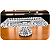 Bandeja Pequena Decorativa Cristal Lapidado com Pé 27x14x9 - Imagem 1