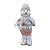 Boneco de Neve Gorro e Cachecol Rosa 41cm - Imagem 1