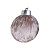 Conjunto 2 Bolas de Natal 10cm Rosa - Imagem 1