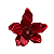 Haste de Magnolia 15x18cm Vermelho - Imagem 1