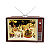 TV com Cenario Natalino 37x23x45cm - Imagem 1