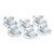 Conjunto 6 Xícaras de Café de Porcelana Birds Round Plate 100ml - Wolff - Imagem 5
