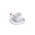 Conjunto 6 Xícaras de Café de Porcelana Birds Round Plate 100ml - Wolff - Imagem 1