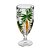 Conjunto 6 Taças Palm Tree Handpaint 450ml Cristal Ecológico - Wolff - Imagem 1