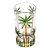 Conjunto 6 Copos Alto Palm Tree Handpaint 360ml Cristal Ecológico - Wolff - Imagem 2