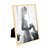 Porta-Retrato de Aço Inox Classic Dourado 13cm x 18cm - Wolff - Imagem 1