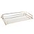 Bandeja Decorativa de Metal Dourada 36cm x 20cm x 5cm - Wolff - Imagem 1