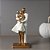Figura Decorativa Família Unida de Resina Branco 9cm x 7cm x 20cm - Wolff - Imagem 8