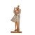 Figura Decorativa Família Unida de Resina Branco 9cm x 7cm x 20cm - Wolff - Imagem 3