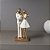 Figura Decorativa de Resina Família Branco 9cm x 6cm x 20cm - Wolff - Imagem 10