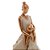 Figura Decorativa Família de Resina Branco 10cm x 7cm x 20cm - Wolff - Imagem 5