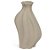 Vaso Decorativo em Cerâmica Bege 33cm - Mart - Imagem 1