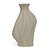 Vaso Decorativo em Cerâmica Bege 33cm - Mart - Imagem 2