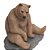 Escultura Urso Poliresina 30cm - Mart - Imagem 2