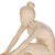 Escultura Bailarina Poliresina Bege 18cm - Mart - Imagem 3