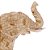 Escultura Elefante Poliresina Bege 15cm - Mart - Imagem 3