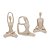 Escultura Yoga em Poliresina 22cm - Mart - Imagem 2