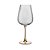 Conjunto 2 Taças de Vinho com Haste Âmbar Classic 560ml - Wolff - Imagem 3