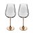 Conjunto 2 Taças de Vinho com Haste Âmbar Classic 560ml - Wolff - Imagem 1