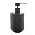 Porta Sabonete Líquido Cerâmica Granilite Preto - Lyor - Imagem 1
