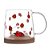 Caneca Vidro Borossilicato com Pires Morango 330ml - Lyor - Imagem 4
