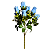 Buquê Rosas Azuis Botões X7 - BMQ - Imagem 1