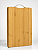 Tabua de Corte Bambu Retangular com Alca 20x30cm Carne - Imagem 1