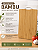 Tabua de Corte Bambu Retangular com Alca 20x30cm Carne - Imagem 5