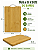 Tabua de Corte Bambu Retangular com Alca 20x30cm Carne - Imagem 3