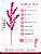 Haste Cerejeira Galho Pink 1,20m Decoração - Imagem 3