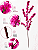 Haste Cerejeira Galho Pink 1,20m Decoração - Imagem 2