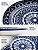 Prato Sobremesa Oxford Flat Málaga 20,5cm Cerâmica Decorada - Imagem 4