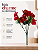Buquê Floral Mini Margarida X5 Vermelho Para Vaso E Arranjos - Imagem 6