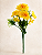 Buquê Floral Mini Margarida X5 Amarelo Para Vaso E Arranjos - Imagem 1