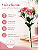 Buquê Floral Mini Margarida X5 Rosa Para Vaso E Arranjos - Imagem 6