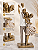 Escultura Família Decorativa Casal Com 2 Filhos 30cm - Imagem 4