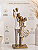Escultura Família Decorativa Casal Com 2 Filhos 30cm - Imagem 3