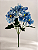 Buquê De Dália Azul X5 Para Arranjos Decorativos - Imagem 1