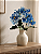 Buquê De Dália Azul X5 Para Arranjos Decorativos - Imagem 2
