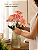 Buquê De Dália Rosa X5 Para Arranjos Decorativos - Imagem 2