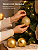 Kit 3 Bolas de Natal Dourada 10cm Brilhante Fosca e Glitter - Imagem 3