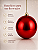 Bola de Natal Vermelha Escura 12cm Brilhante - Imagem 6