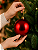 Bola de Natal Vermelha Escura 12cm Brilhante - Imagem 4