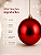Bola de Natal Vermelha Escura 12cm Brilhante - Imagem 2