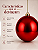 Bola de Natal Vermelha Escura 12cm Brilhante - Imagem 7