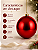 Bola de Natal Vermelha Escura 15cm Brilhante - Imagem 6