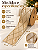 Fita Decorativa Aramada Champagne 6,3cm x 9,14m - Imagem 3