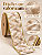 Fita Decorativa Aramada Champagne Dourada 6,3cm 9,14m - Imagem 5
