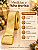 Fita Decorativa Aramada Dourada Glitter 3,8cm 9,14m - Imagem 4